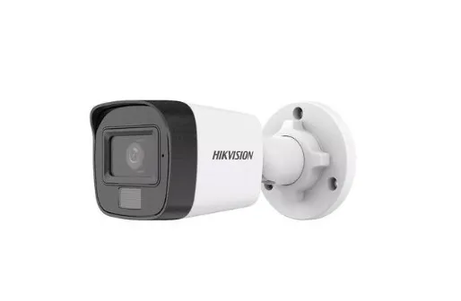 Câmera de Segurança Hikvision Mini Bullet 2MP FHD DS-2CE16D0T-LPFS 2.8mm com àudio